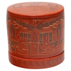Burmese Yun Lacquer Betel Box