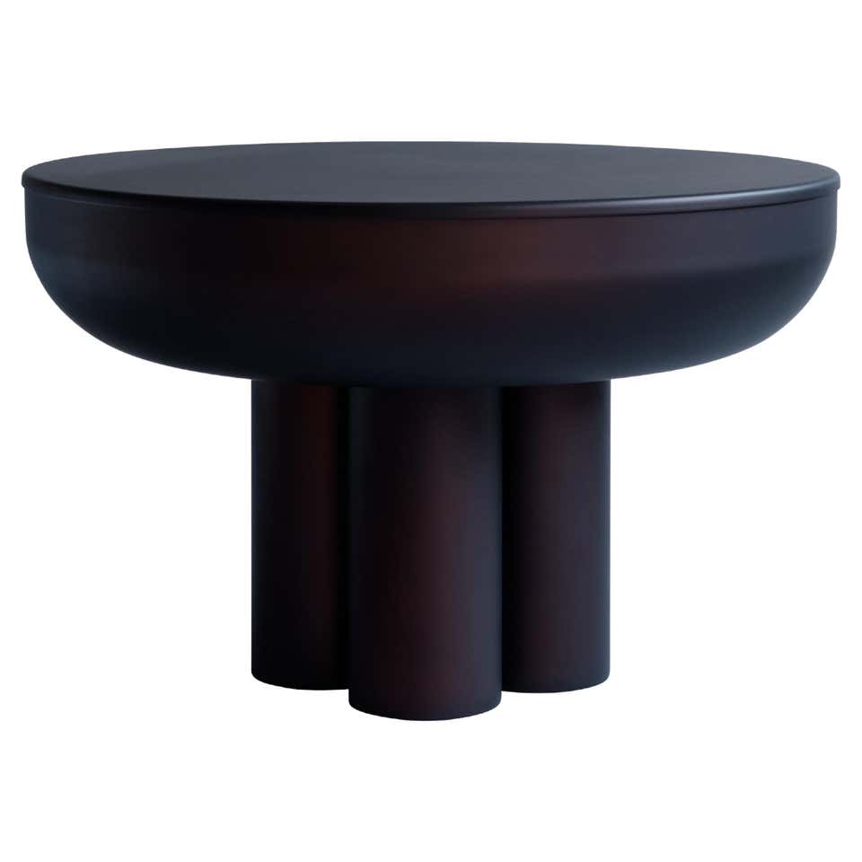 Viccarbe Shape Low Table O, Black Matt Finish by Jorge Pensi For Sale ...