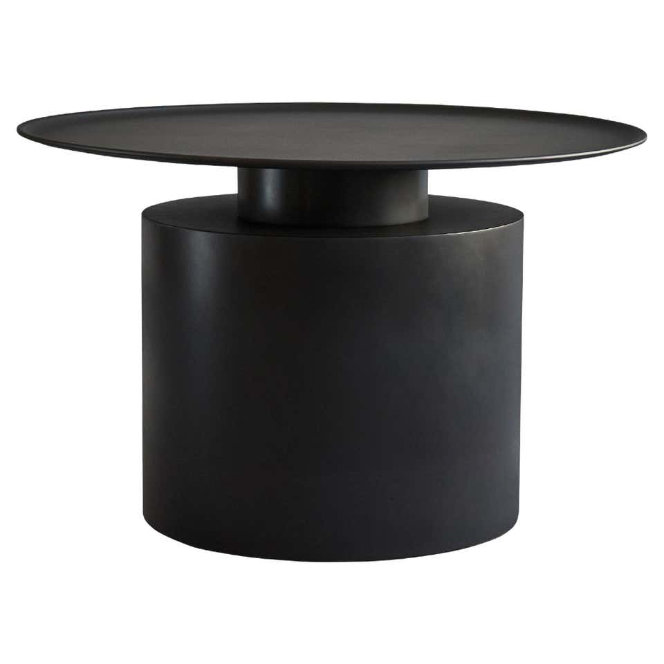 Viccarbe Shape Low Table O, Black Matt Finish by Jorge Pensi For Sale ...