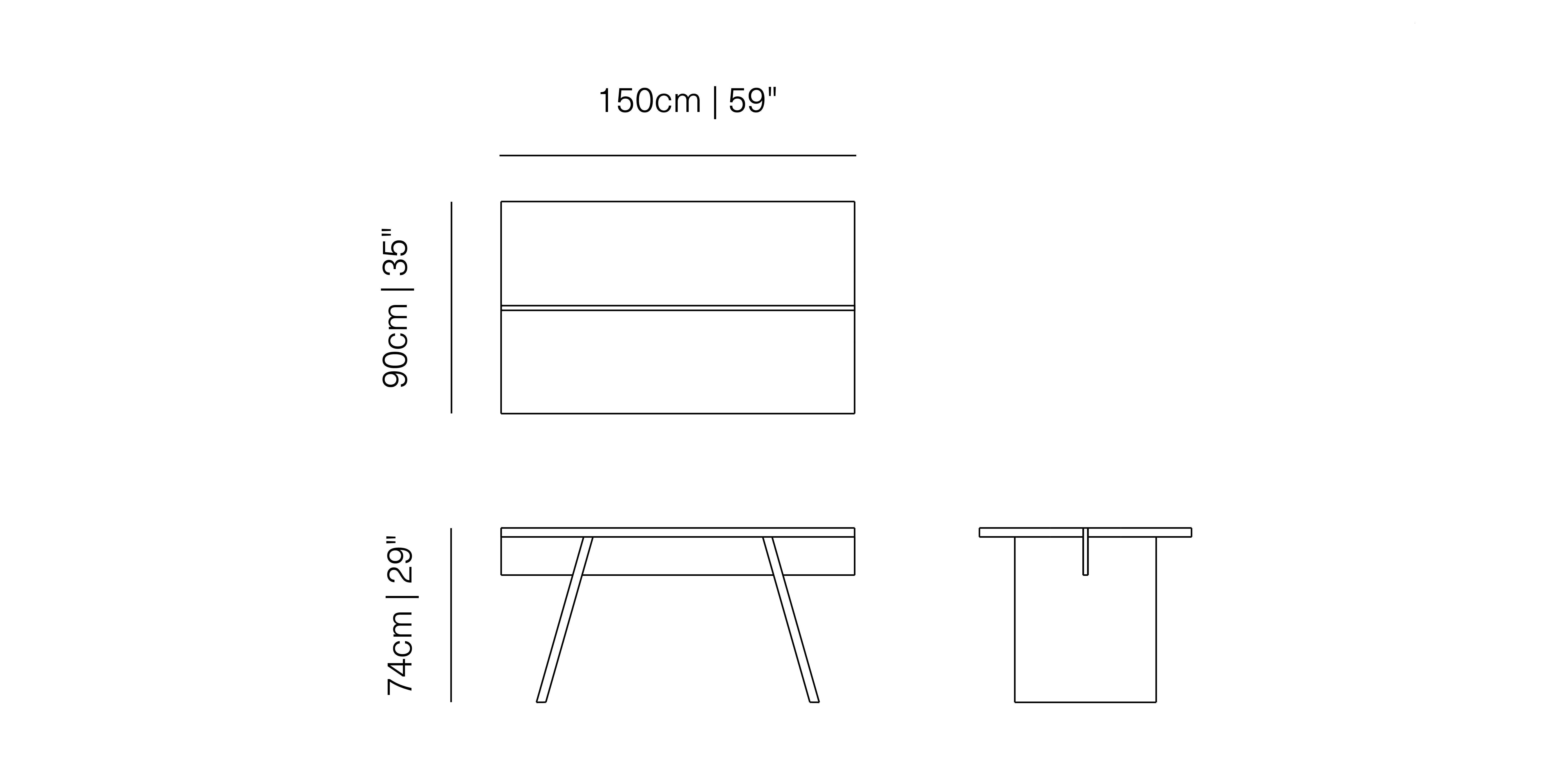 Contemporary Laws of Motion Desk in Solid Burn Wood, Home Office Writing Desk, Joel Escalona