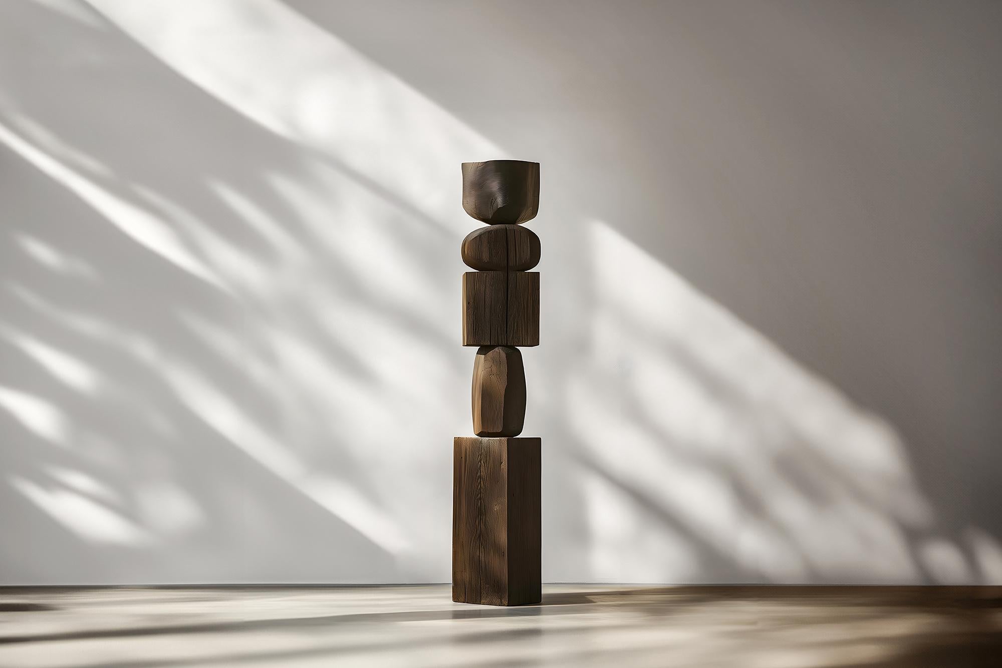 Burned Oak Sculpture, Abstract Elegance by Escalona, Captured in Still Stand No85

——


Joel Escalona's wooden standing sculptures are objects of raw beauty and serene grace. Each one is a testament to the power of the material, with smooth curves