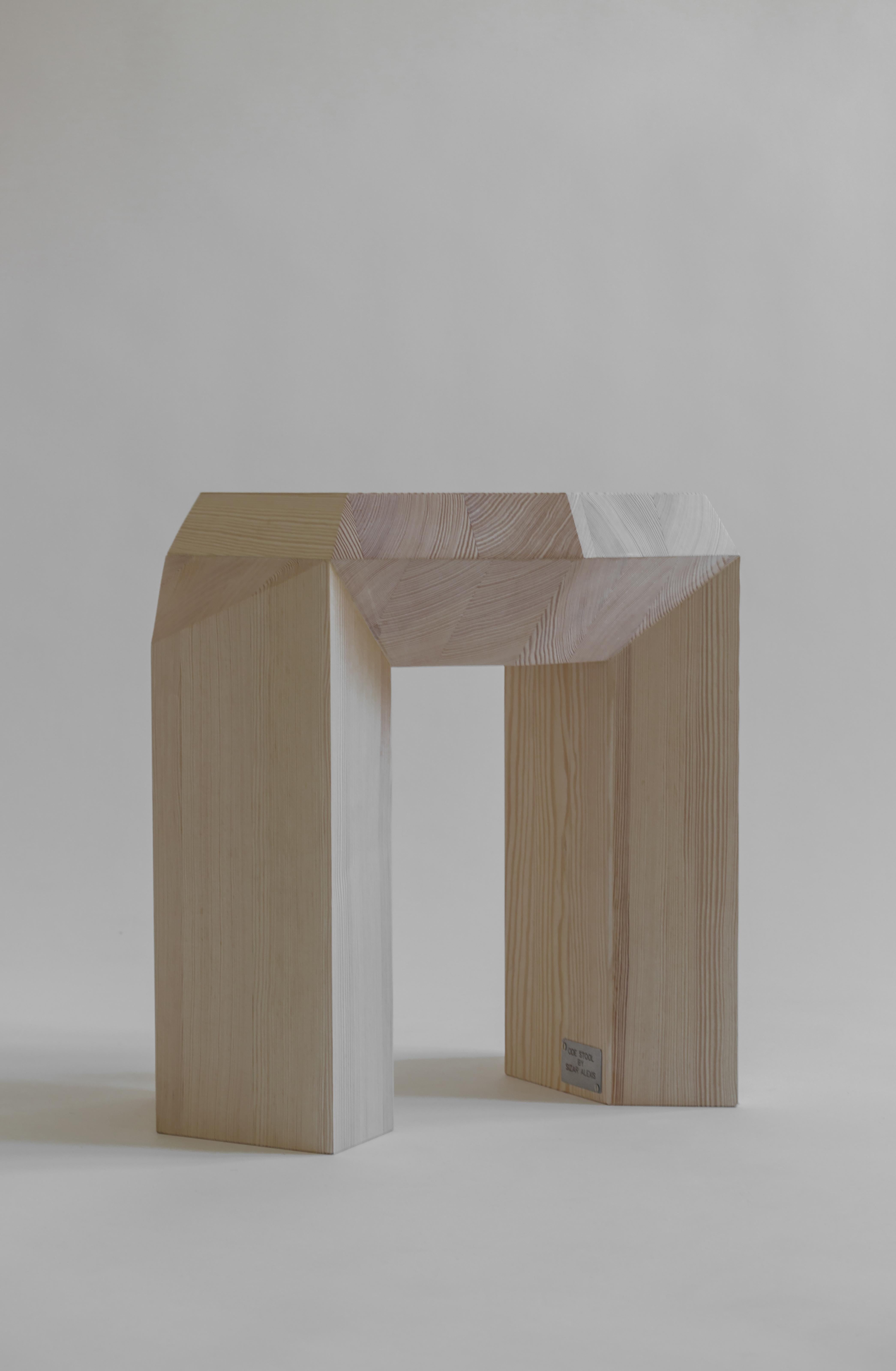 Burned Ode Side Table by Sizar Alexis In New Condition For Sale In Geneve, CH