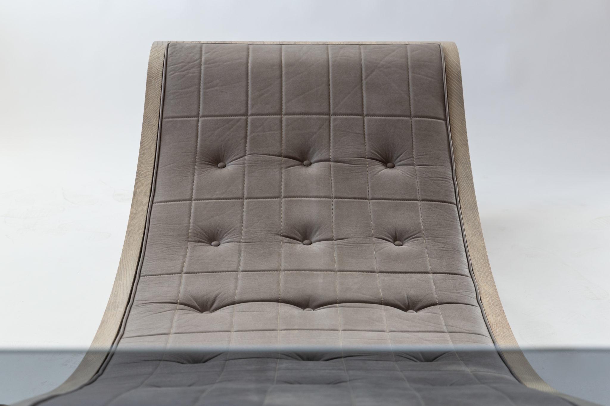 Cuir Lounger de Christian Friedl en vente