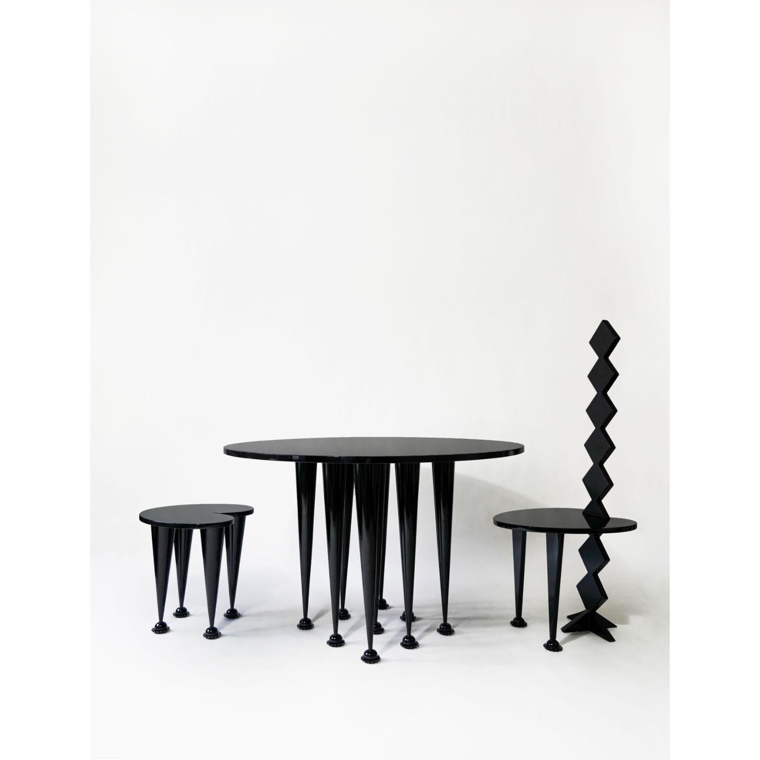 Burning Memories All Black Stool by The Shaw 1
