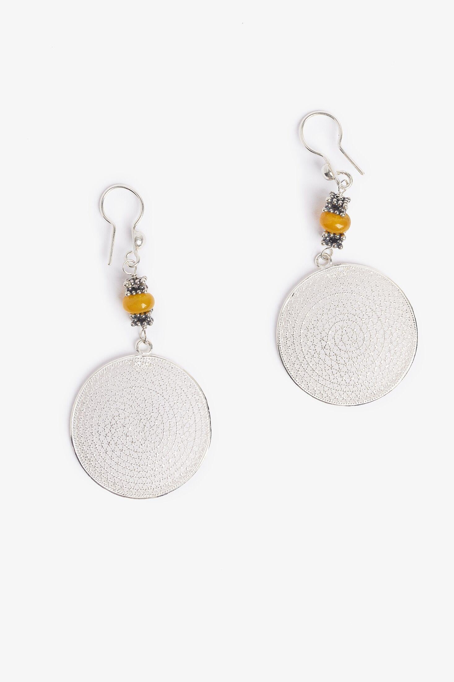 Artisan Burning Sun Earrings