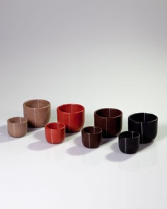 Burnished Clay Cups, Espresso Size, Set of 4