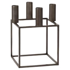 Burnished Copper Kubus 4 Candle Holder by Lassen