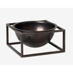 Burnished Copper Small Centerpiece Kubus Bowl by Lassen