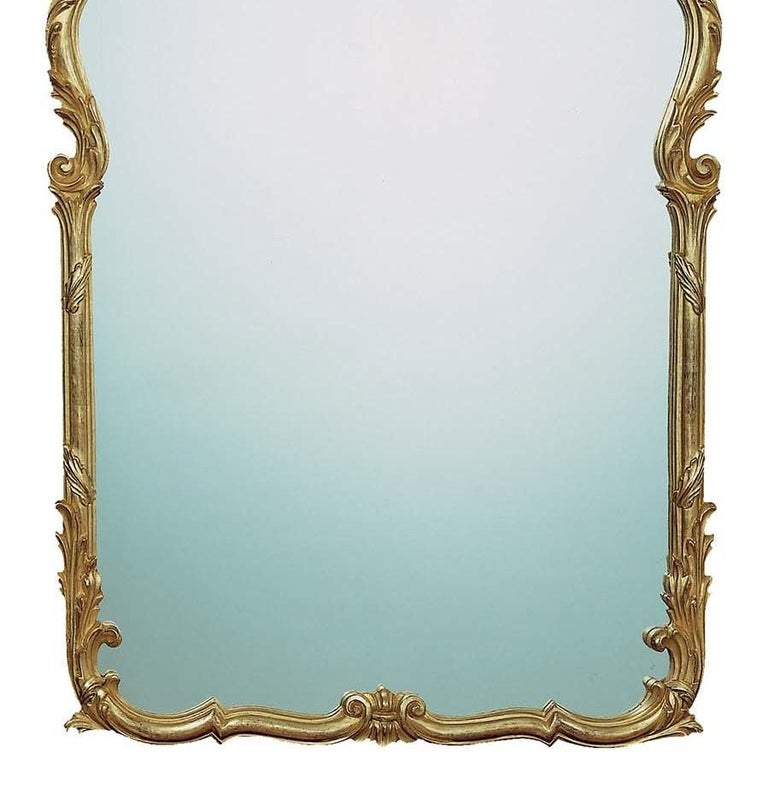 Burnished Gold Wall Mirror by Spini Firenze For Sale at 1stDibs