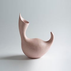 Esculturas de cerámica redondas y estriadas bruñidas, Tina Vlassopulos