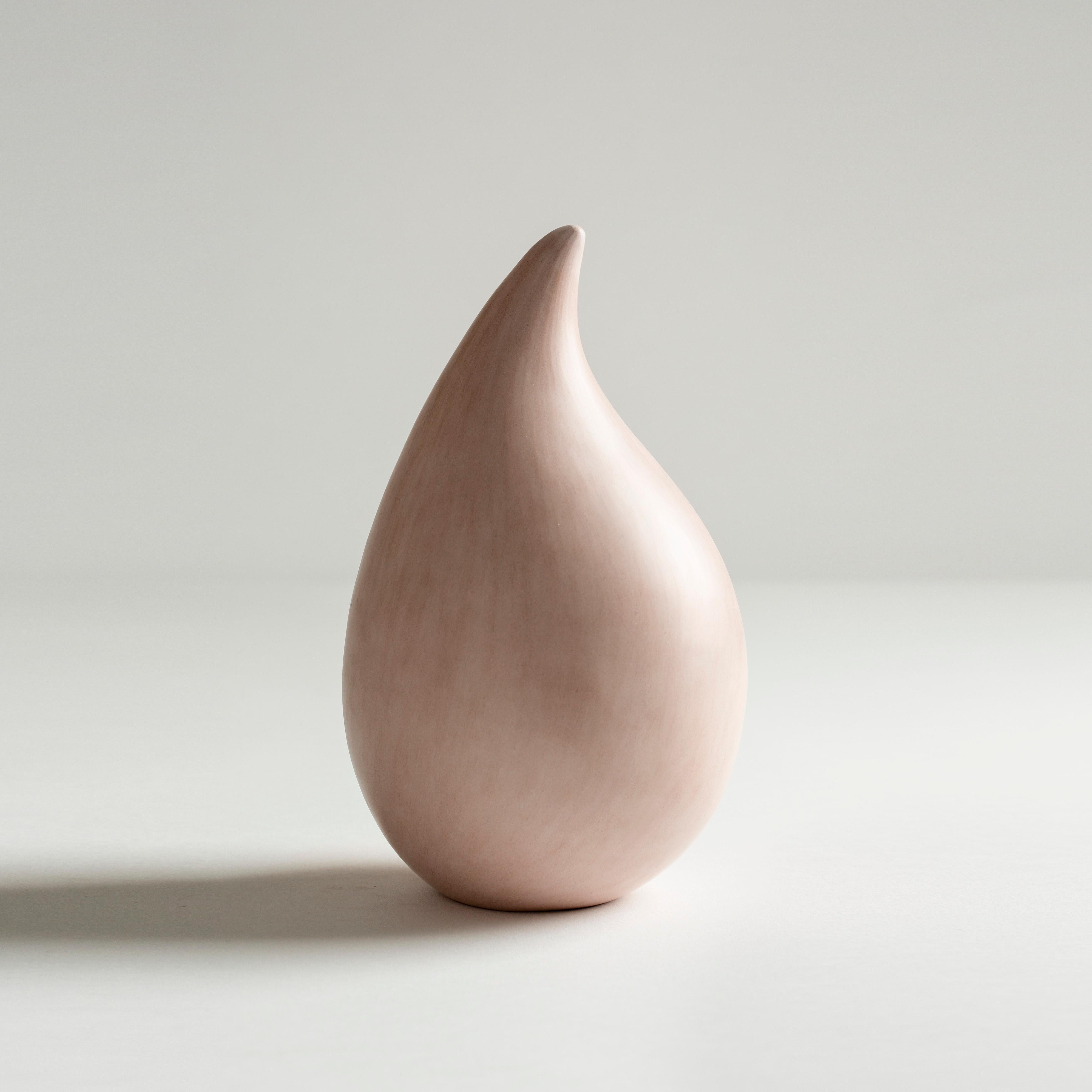 Hello, 2020 (Ceramic, Left to right C. 8.25 in. h x 5 in. w; 11.25 in. h x 5 in. w; 5.75 in. h x 8.75 in. w, Object No.: 3935)

Tina Vlassopulos was born in London in 1954. After graduating from Bristol Polytechnic in 1977, she returned to London to