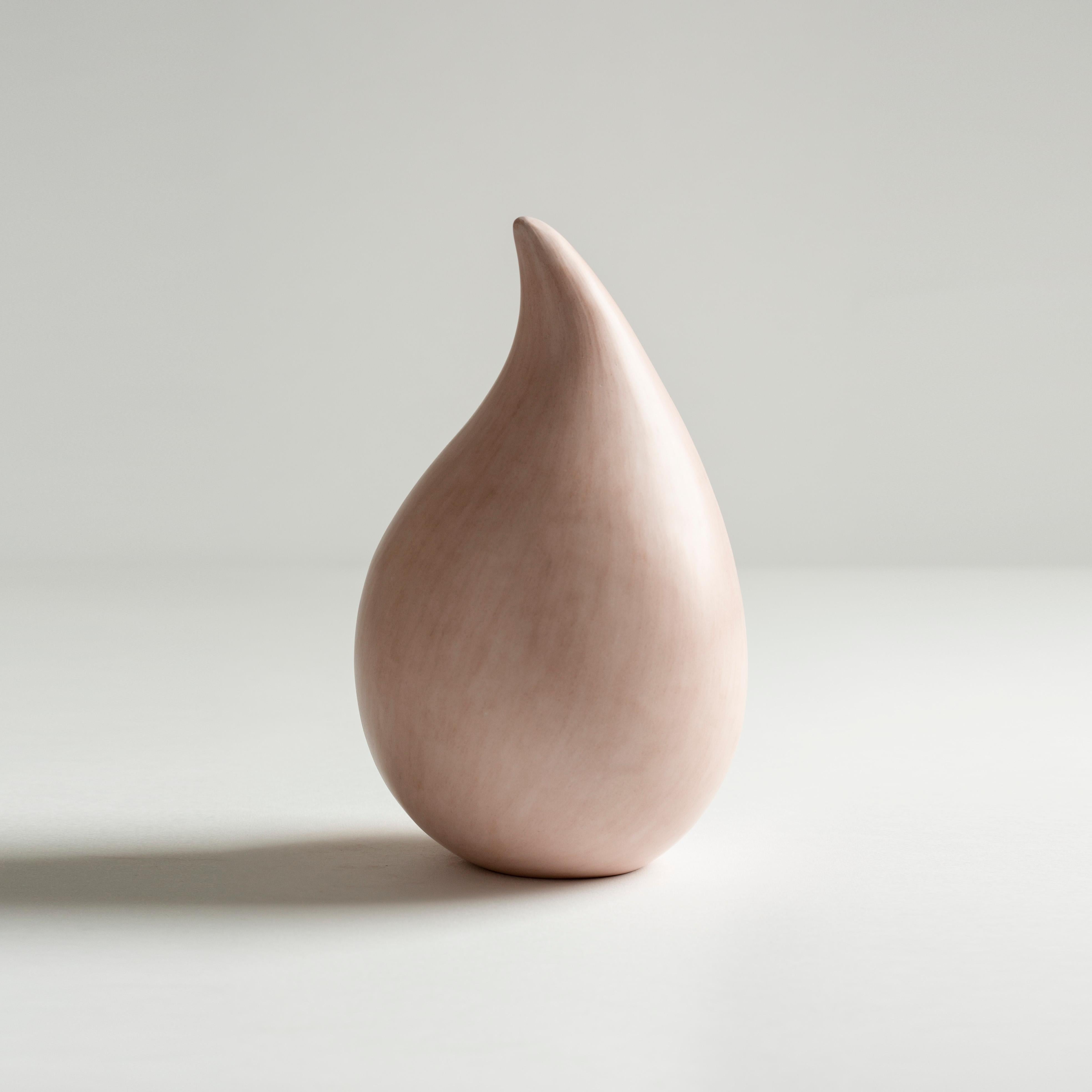 Pink Organic Ceramic Sculptures by Tina Vlassopulos In New Condition For Sale In New York, NY