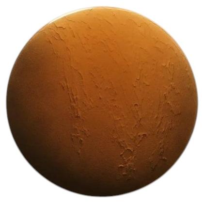 Burnt Amber Large Wall Sculpture by Corine Vanvoorbergen For Sale