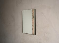 Burnt Ash, Contemporary, Minimalist, Pompeii Square Mirror