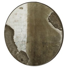 Burnt Ash - Contemporary - Sculptural - Minimal - Pompeii Round Mirror