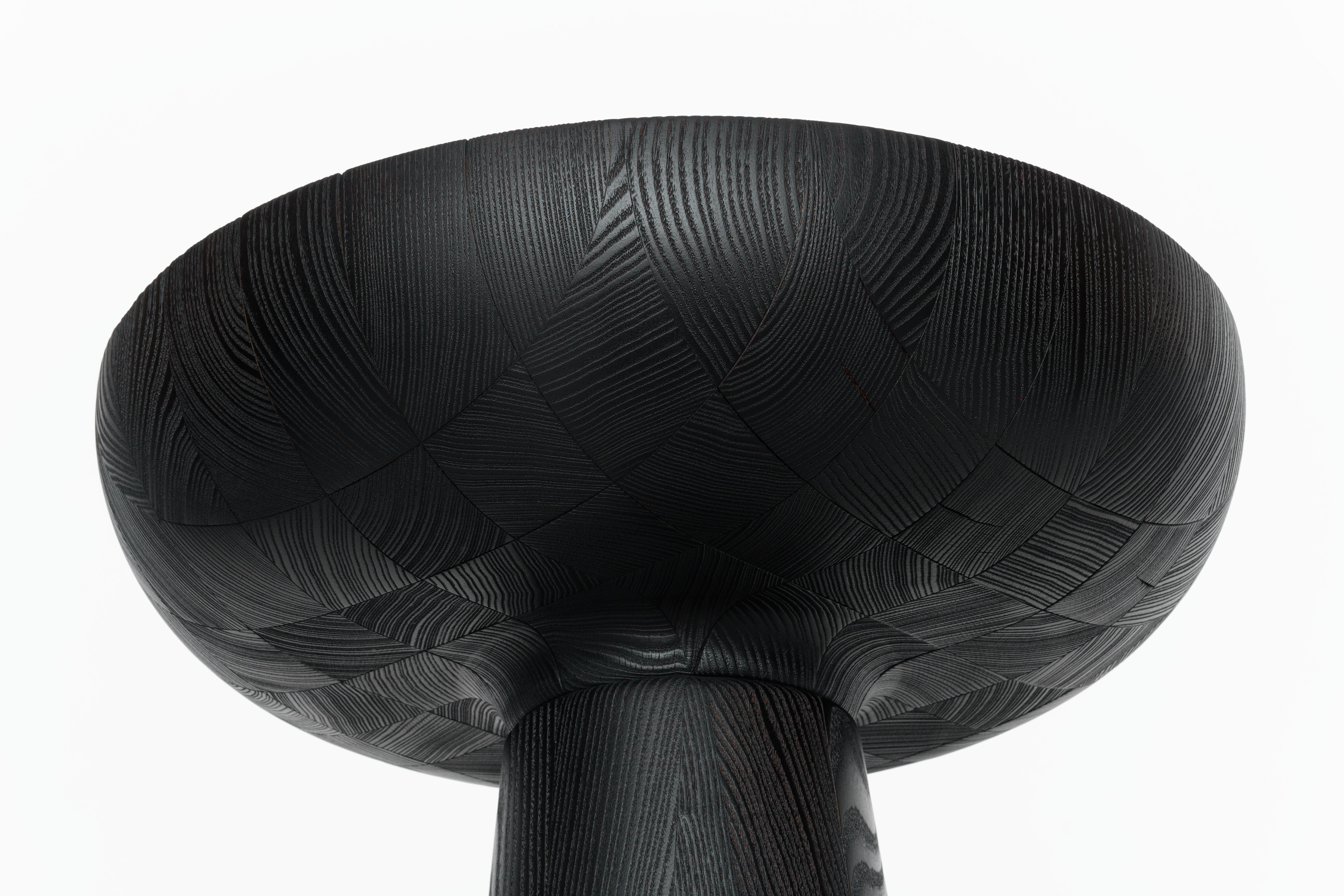 French Burnt Ash Ki Pedestal H90 by Victoria Magniant For Sale