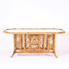 Burnt Bamboo Dining Table