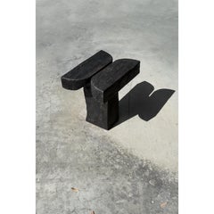 Burnt Black D Tables / Stools by Touch With Eyes