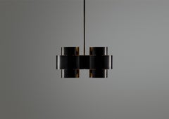 Burnt Brass Plus Four Chandelier by Paul Matter
