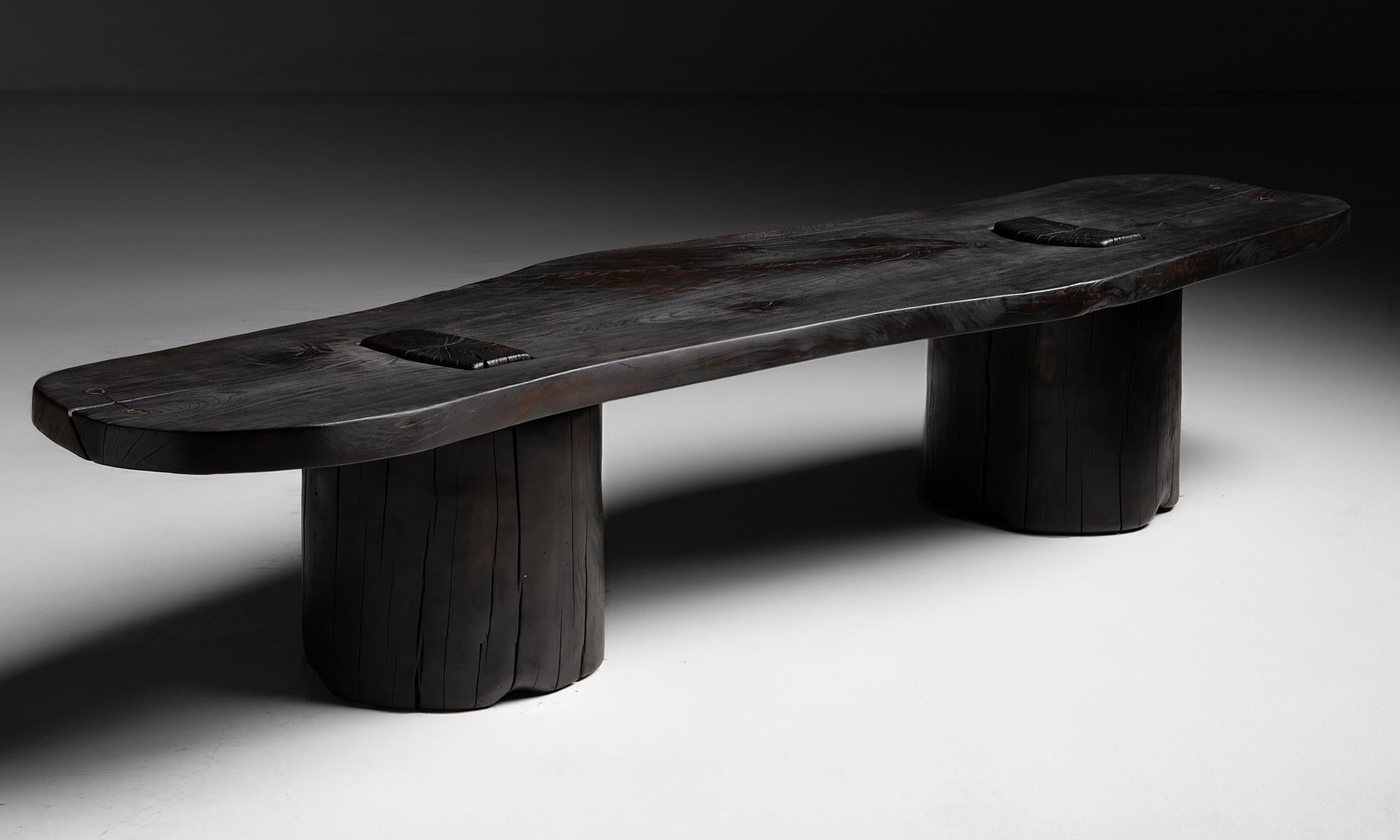 Welsh Burnt Coffee Table, Made in Wales