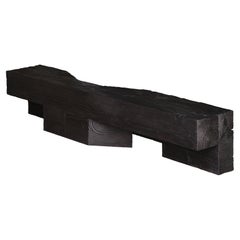 Vintage Burnt douglas bench by Heim+Viladrich