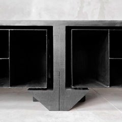 Burnt Oak Cabinet by Arno Declercq