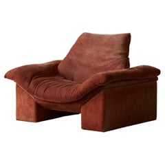 Burnt orange Italian armchair