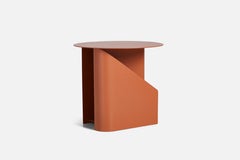 Burnt Orange Sentrum Side Table by Schmahl + Schnippering