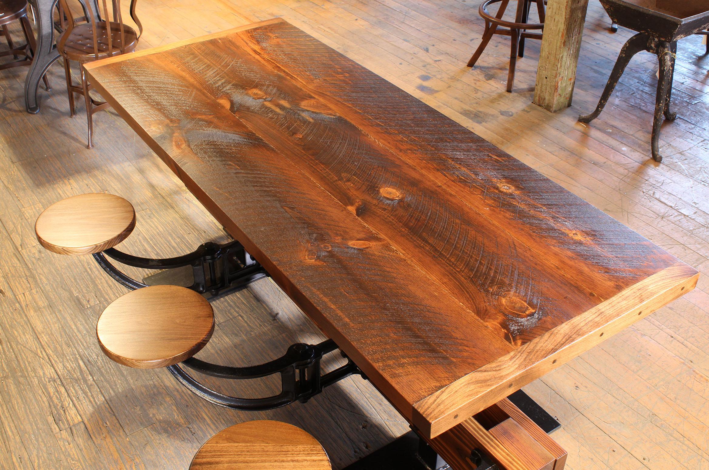 rustic kitchen tables