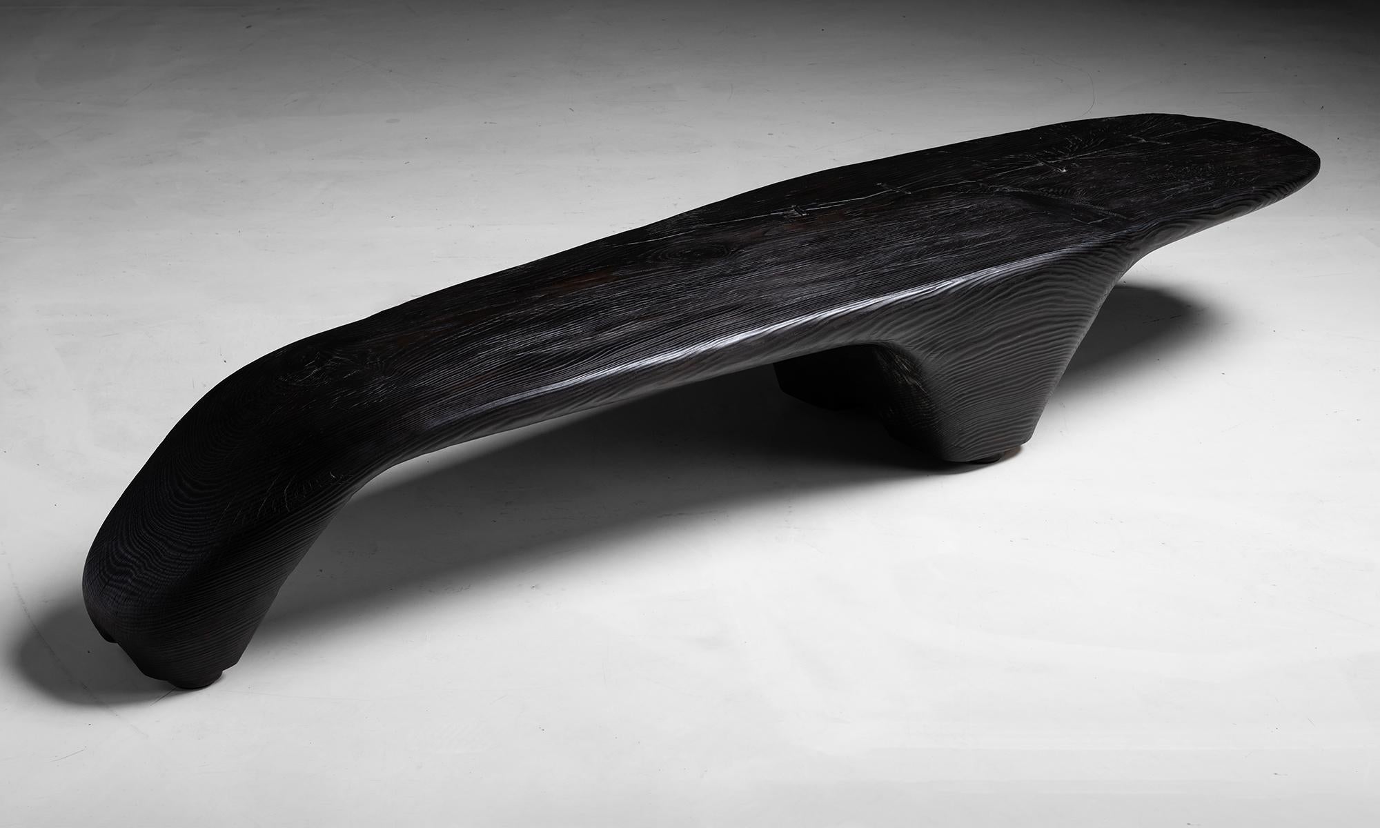 Burnt Wood Bench / Coffee Table

Made in Wales

Black Pine Sugi Ban Sculptural Bench / Coffee Table.

Measures 78.5”L x 18.5”d x 12.5”h