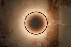 Burnt Wood Eclipse Light Sculpted by Tilen Sepič