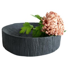 Burnt wood shou-sugi-ban fruit bowl - creation Sebastien KRIER