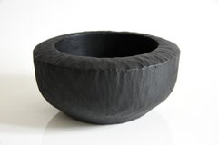 Burnt wood shou-sugi-ban Provencal pestle - creation Sebastien KRIER