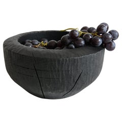 Burnt wood shou-sugi-ban Provencal pestle - creation Sebastien KRIER