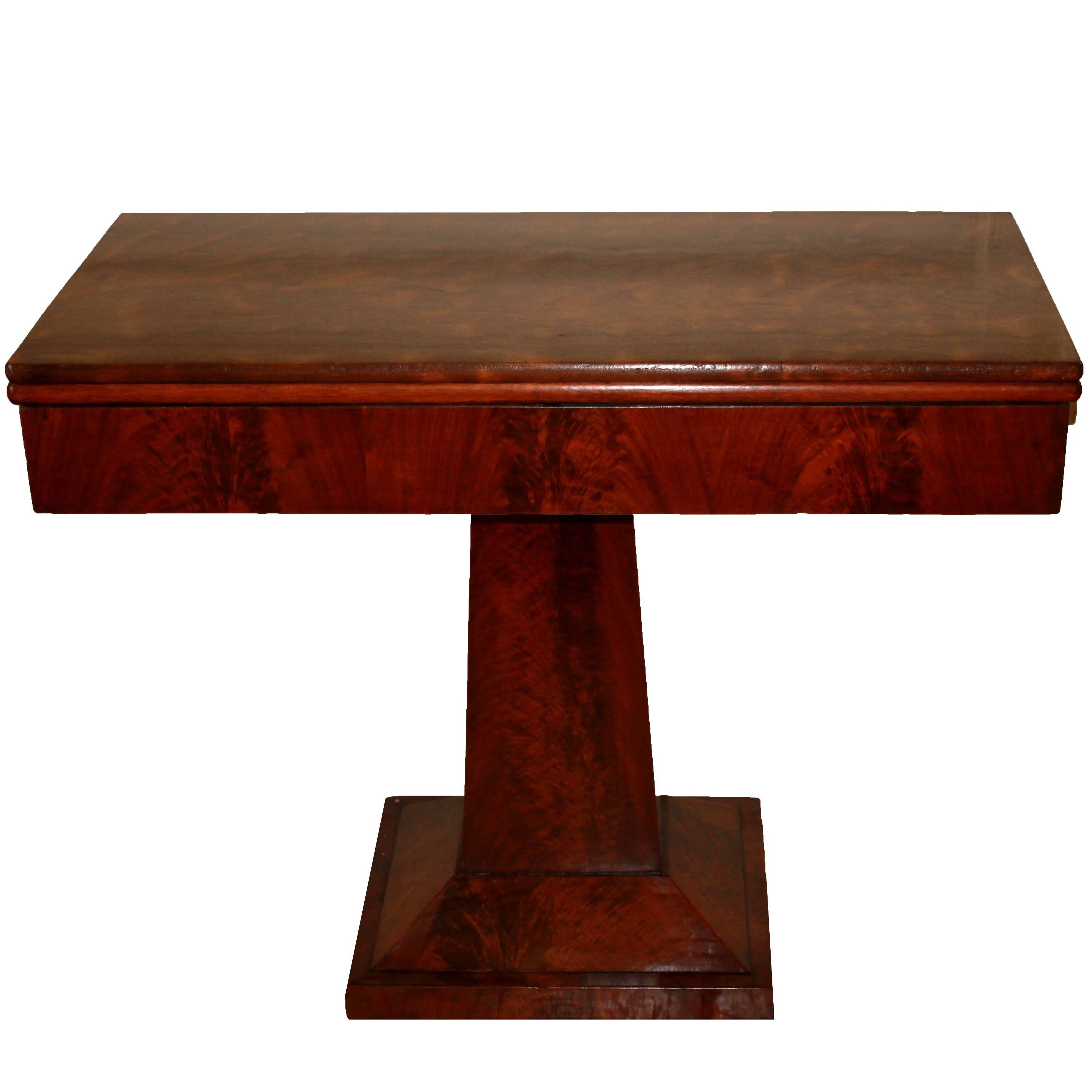 Burr and Ashwood Folding Tea Table For Sale