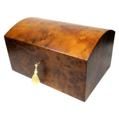 Burr Burl Walnut Thuya Wood Jewellery Box Casket Manning of Ireland Irish New