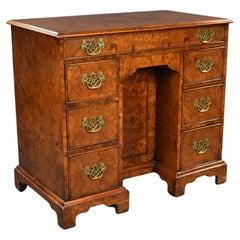 Burr Elm Kneehole Desk