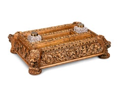 Bandeja de escritorio de olmo y roble de Charlton Park Estate