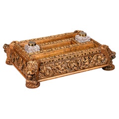 Burr Elm & Oak Desk Tray from Charlton Park Estate