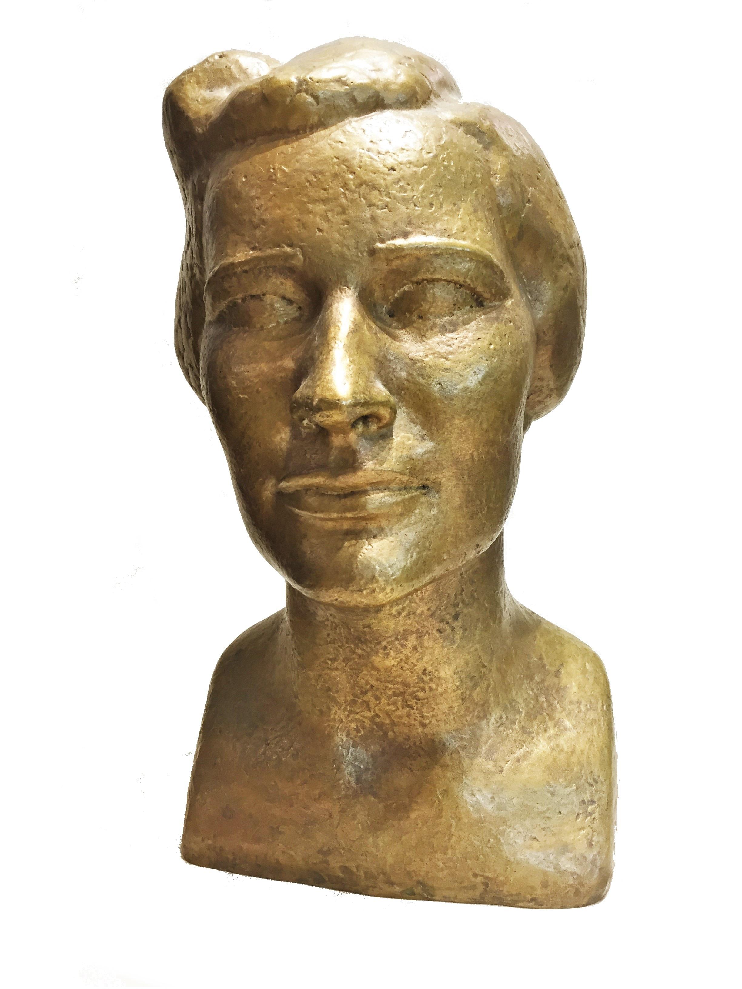 The inscription on the back of the sculpture reads ‘Helen Coolidge Woodring - wife of the Secretary of War, 1939.

About the sculpture subject.
Helen Coolidge Woodring (1906–1986) was a socialite, belonging to the highest society of the country