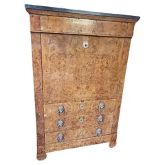 Burr oak French Escritoire