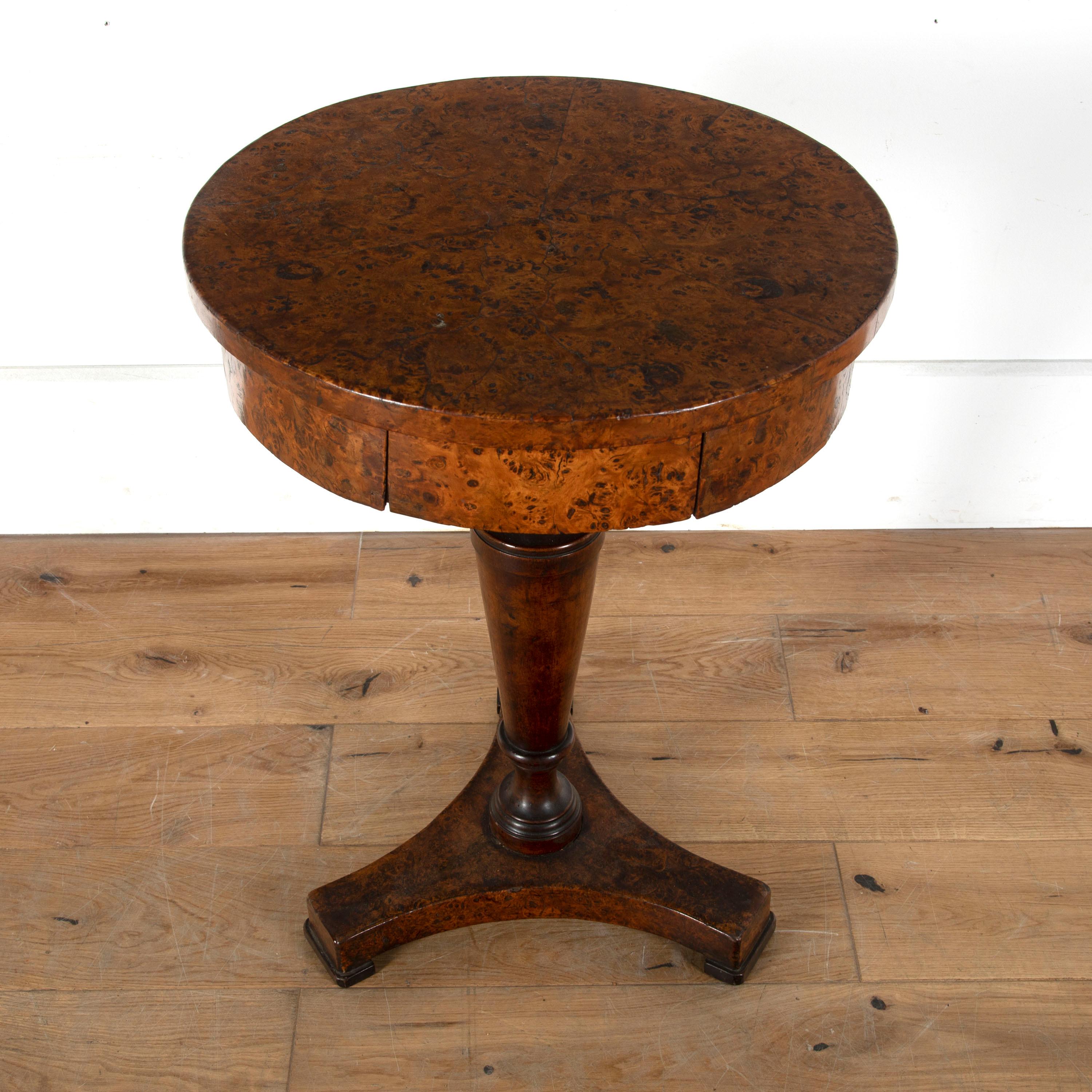 Country Burr Oak Occasional Table