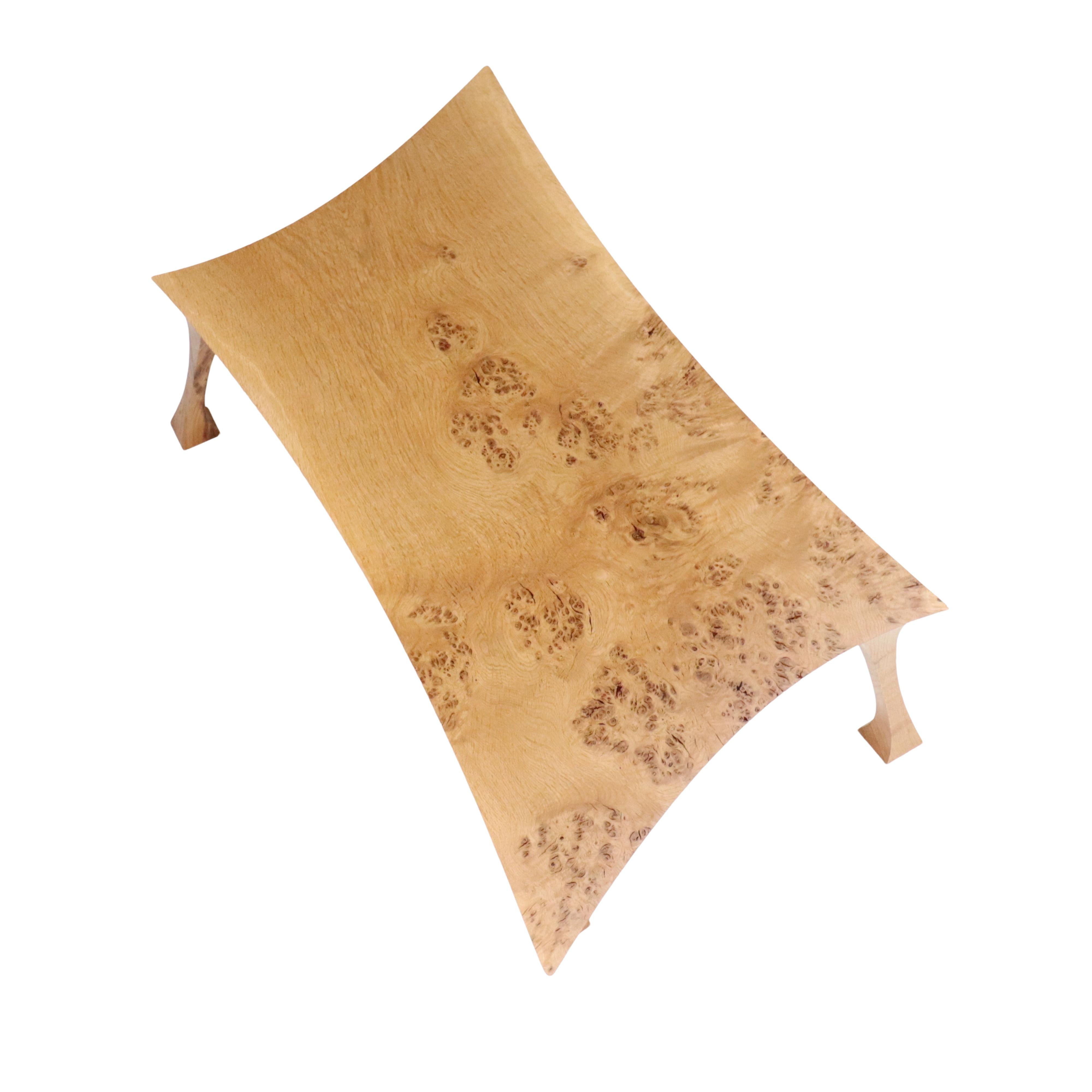 Table basse Quadruped Burr Oak en vente 3
