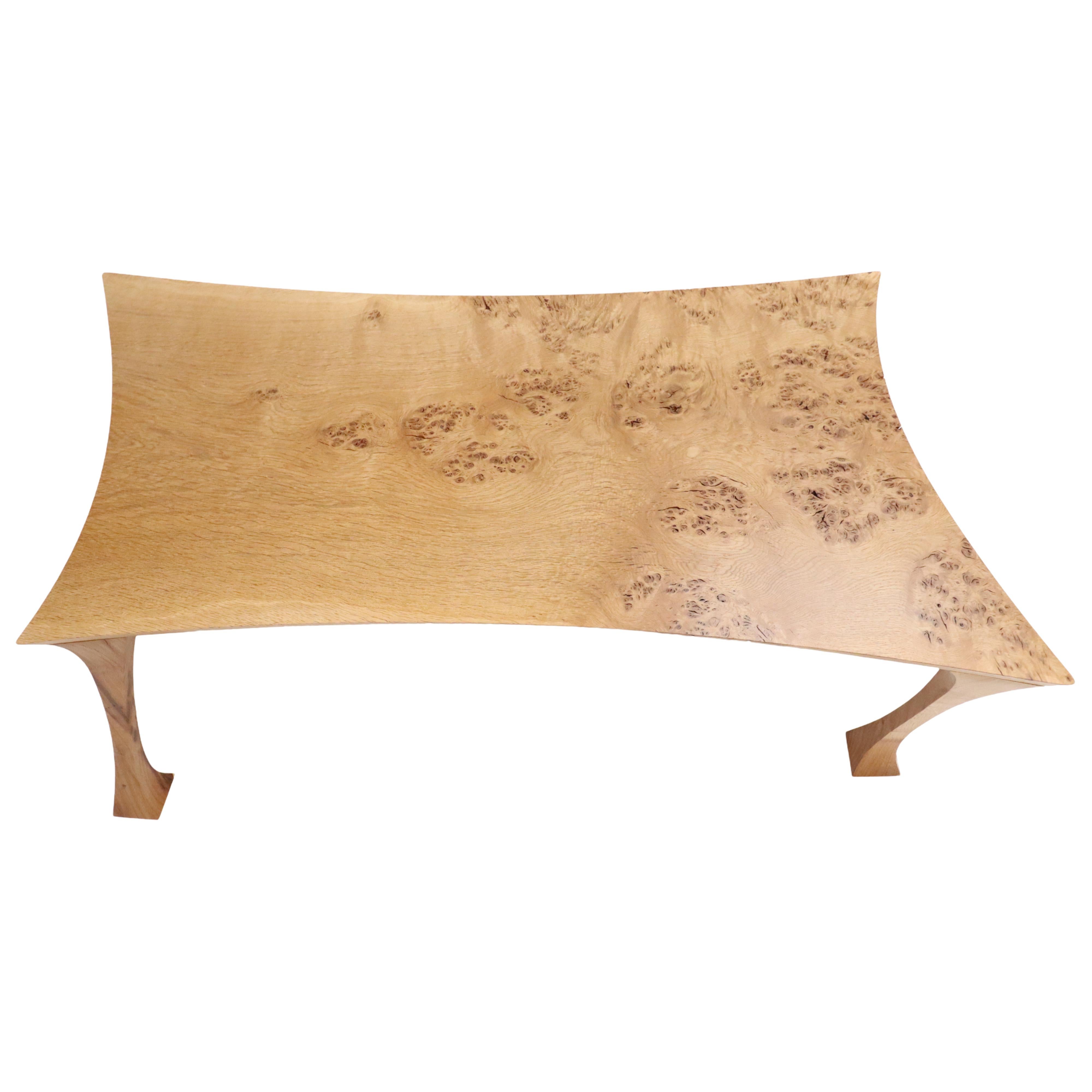 Table basse Quadruped Burr Oak en vente 6
