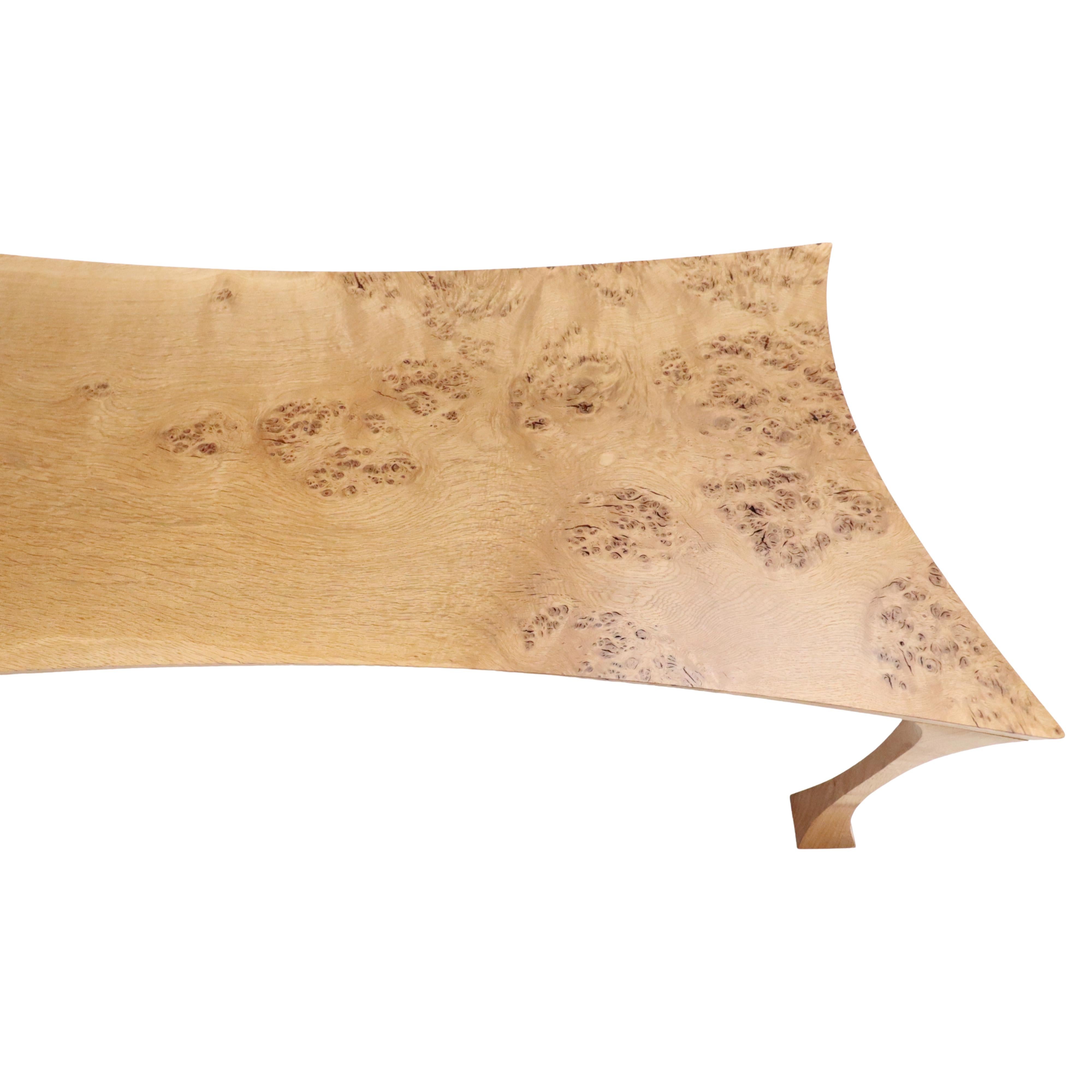 Table basse Quadruped Burr Oak en vente 7