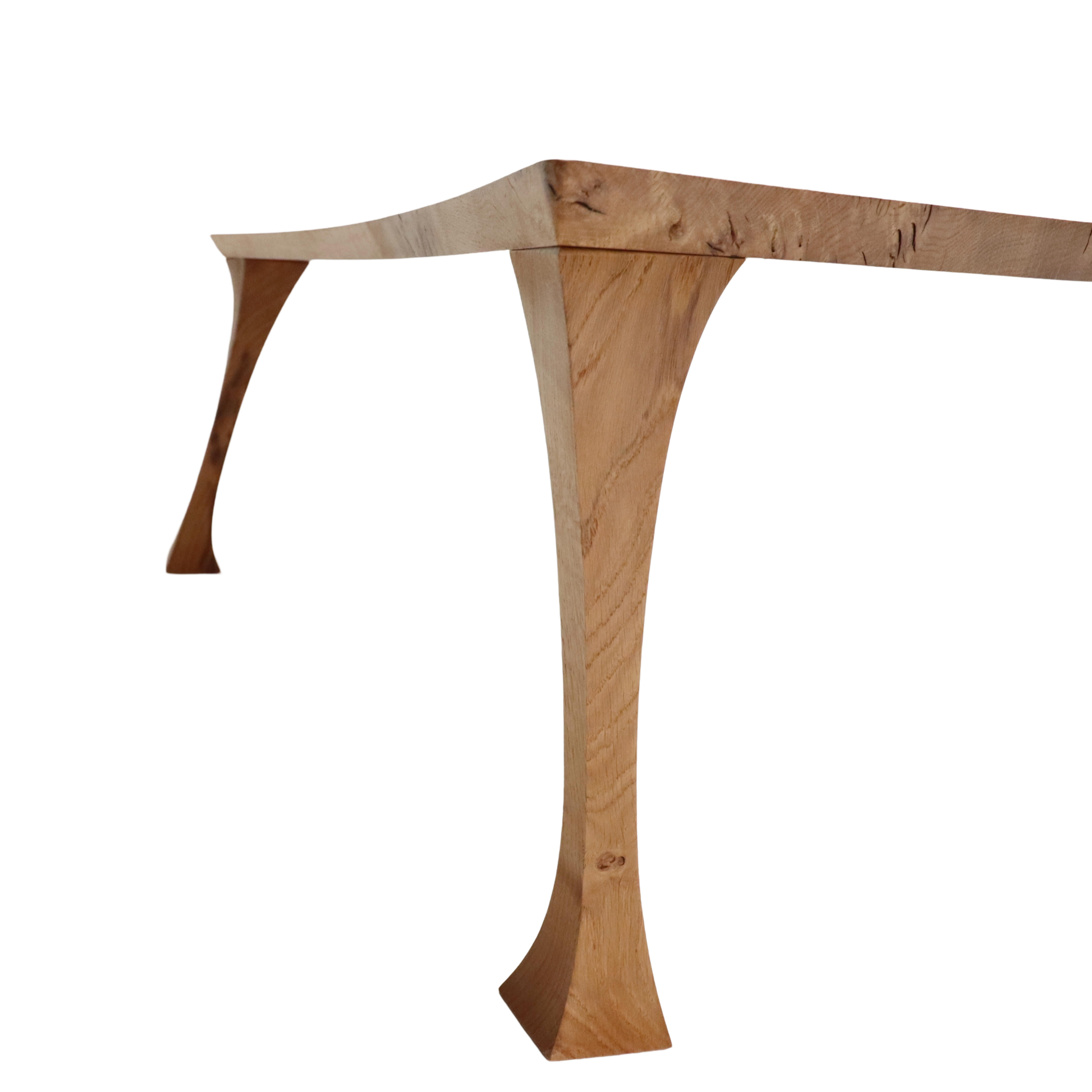 Table basse Quadruped Burr Oak en vente 8