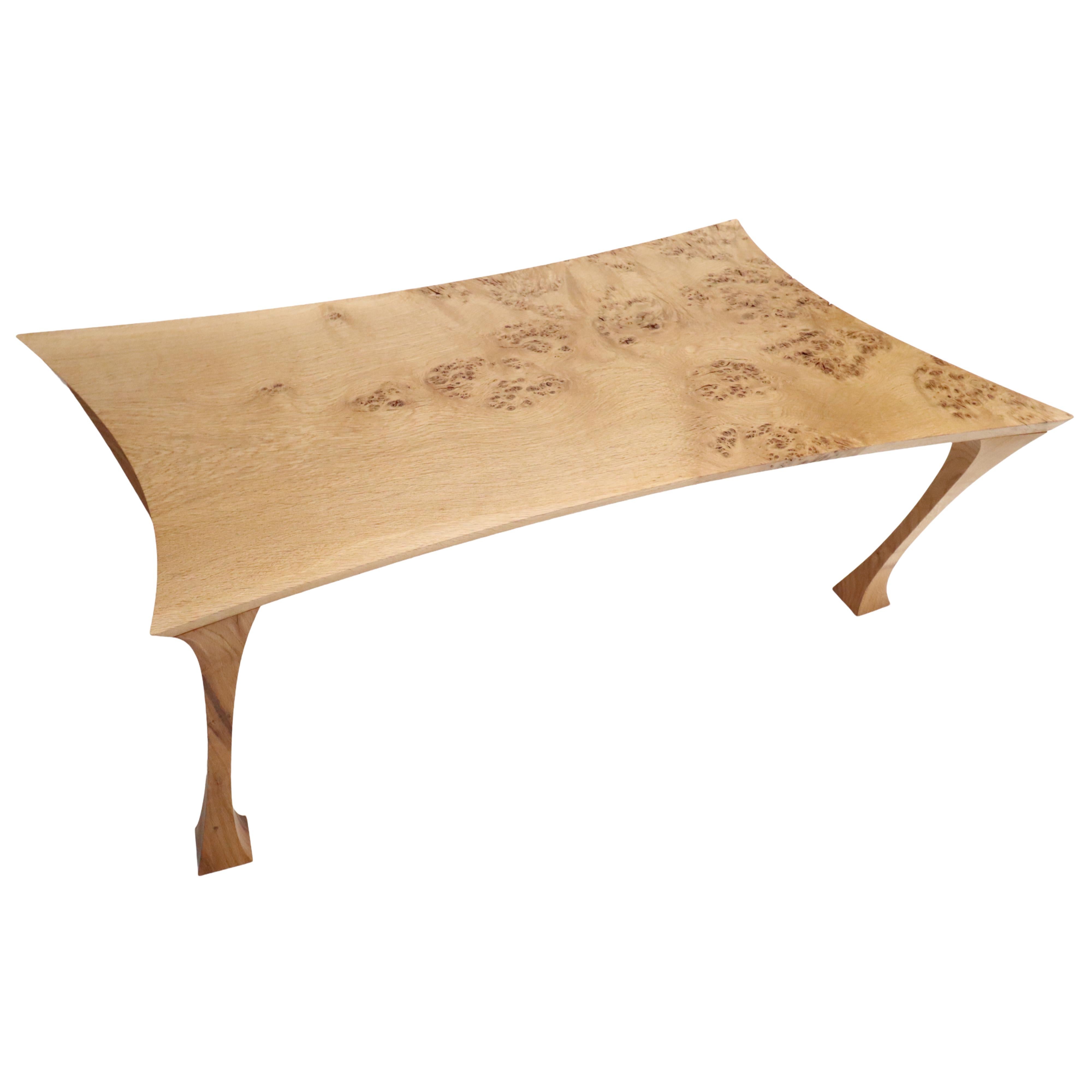 Table basse Quadruped Burr Oak en vente 10