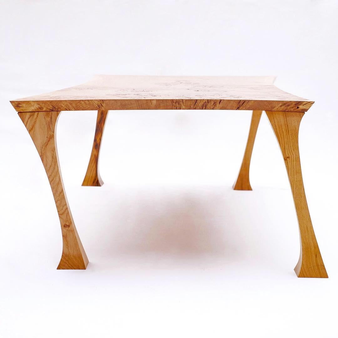 Table basse Quadruped Burr Oak en vente 11
