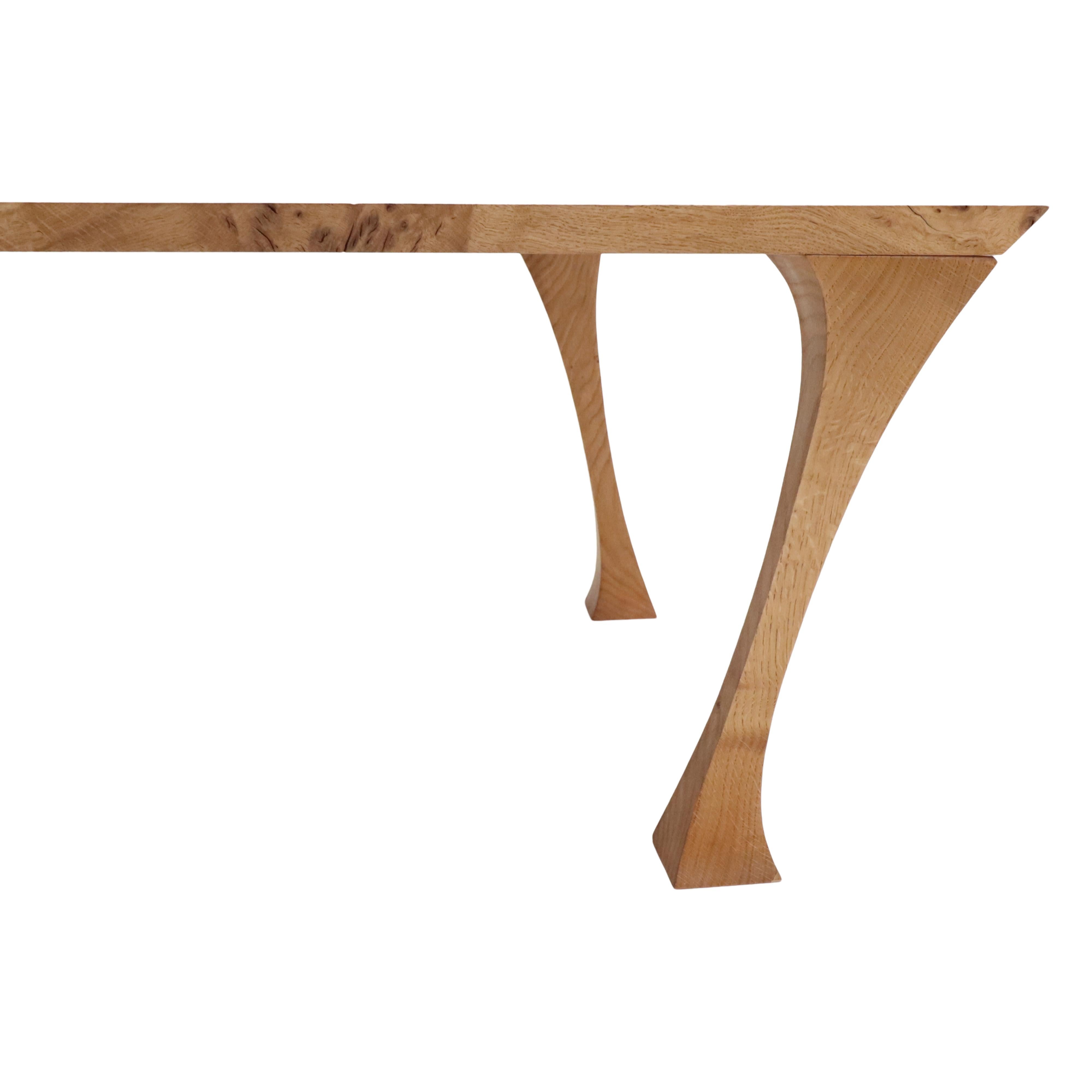 Britannique Table basse Quadruped Burr Oak en vente