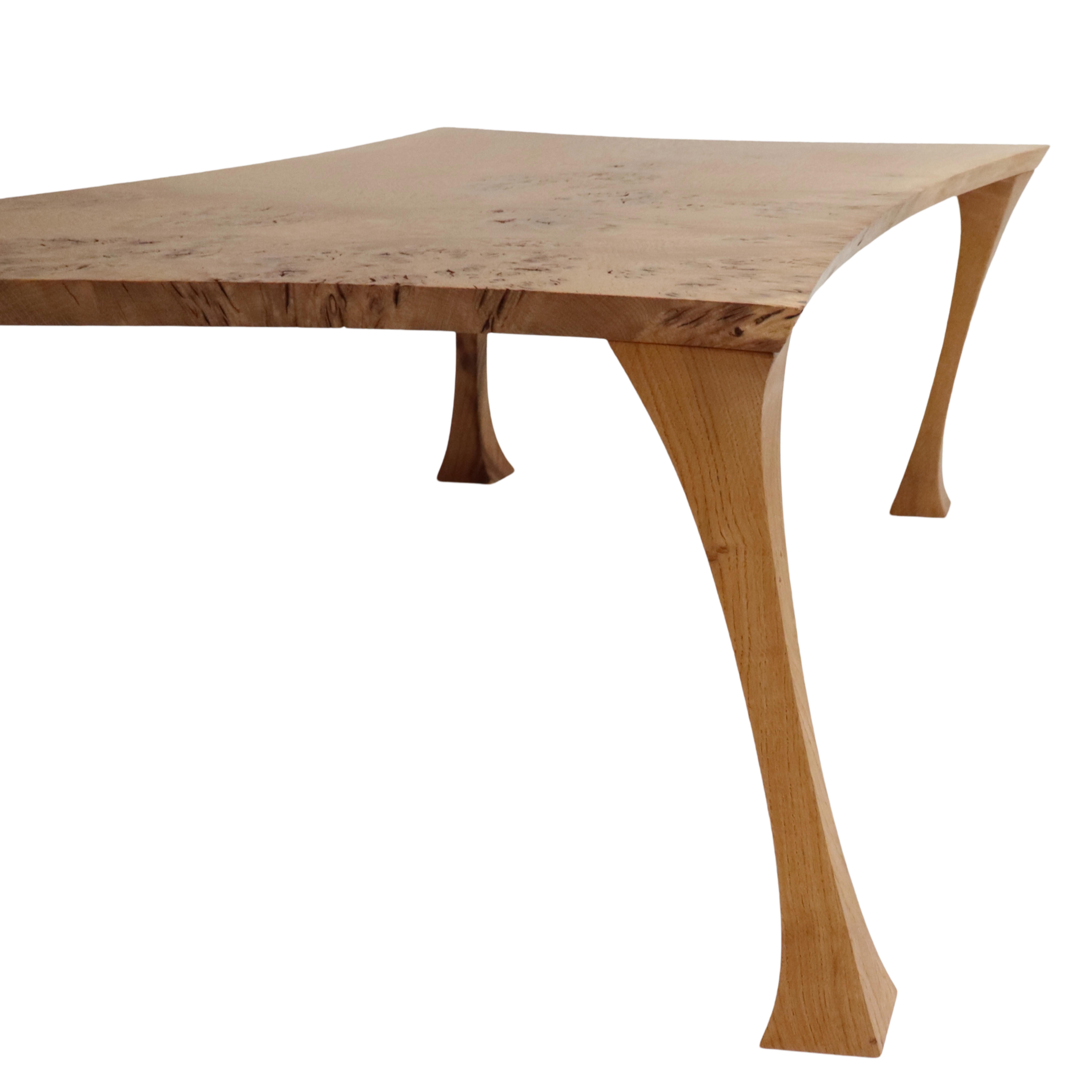 Chêne Table basse Quadruped Burr Oak en vente